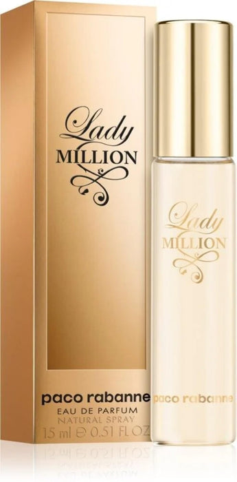 Paco Rabanne Lady Million Eau de Parfum 15ml Spray - For Her at MyPerfumeShop by Paco Rabanne