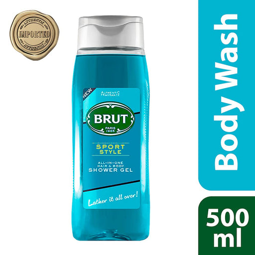 Brut Sport Style Shower Gel 500ml - Body Cleansers at MyPerfumeShop by Brut