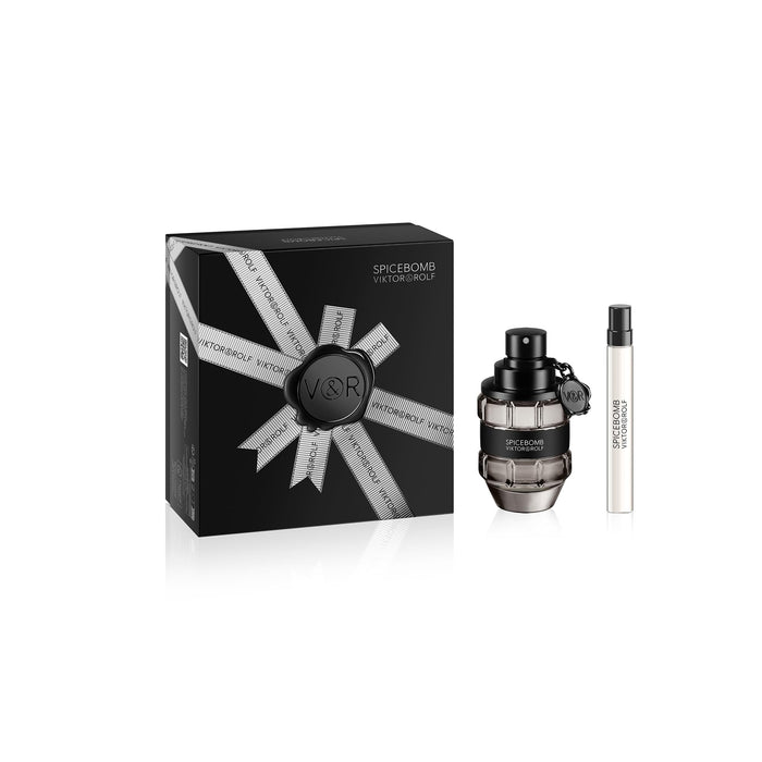 Viktor & Rolf Spicebomb Gift Set Pour Homme - 50ml Eau De Toilette Spray + 10ml Eau De Toilette Spray - Mens Giftsets at MyPerfumeShop by Viktor & Rolf