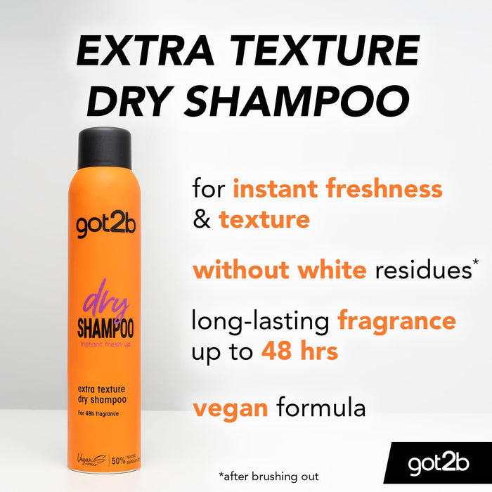 Got2B Dry Shampoo Extra Texture - 200ml - Shampoo at MyPerfumeShop by Got2B