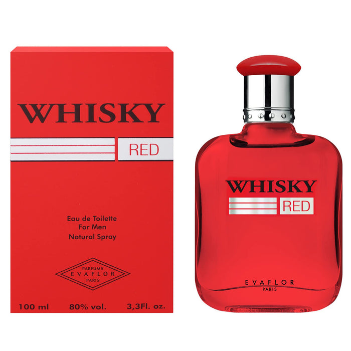 Evaflor Whisky Red Eau De Toilette 100ml - Eau de Toilette at MyPerfumeShop by Whisky