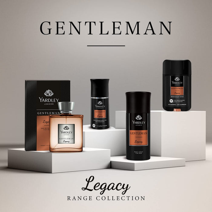 Yardley London Yardley Gentleman Legacy Body Spray 150ml - Bath & Body at MyPerfumeShop by Yardley London