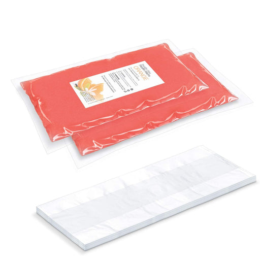 Beurer Paraffin Wax Refills - Pack of 2 x 450g paraffin wax (orange scented) and 30 plastic liners - Paraffin Baths at MyPerfumeShop by Beurer