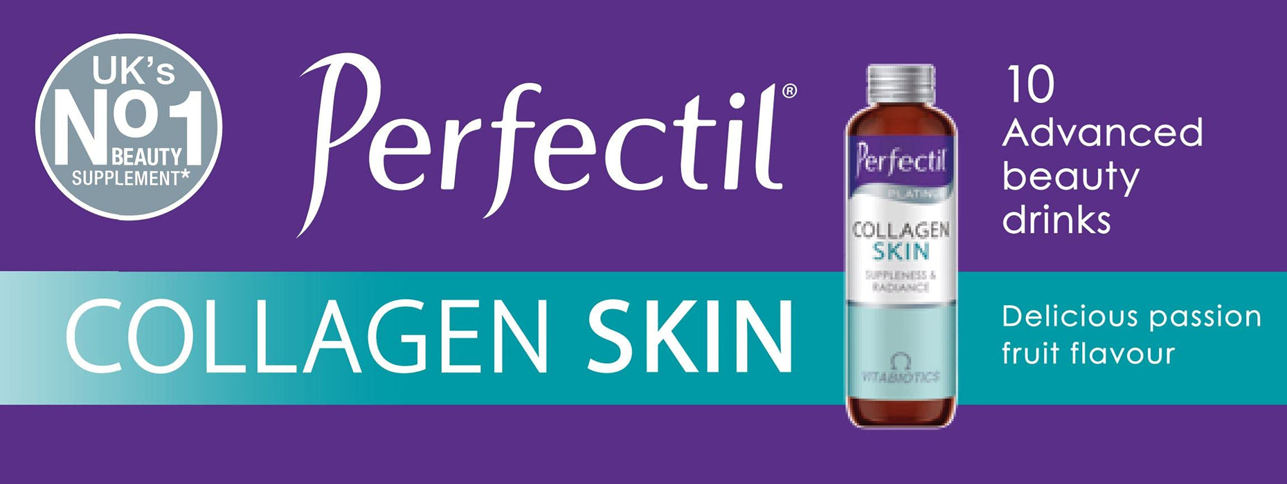 Vitabiotics Perfectil Platinum Collagen 7000mg Skin Advanced Beauty Drinks 50ml x 10 - Women at MyPerfumeShop by Perfectil