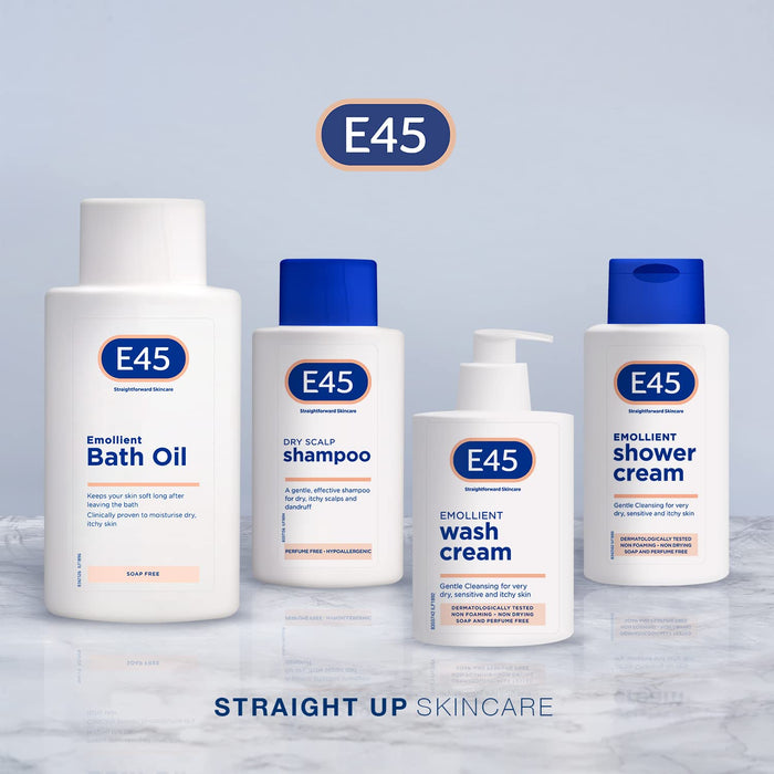 E45 Emollient Bath Oil - 500ml - Bath & Shower at MyPerfumeShop by E45