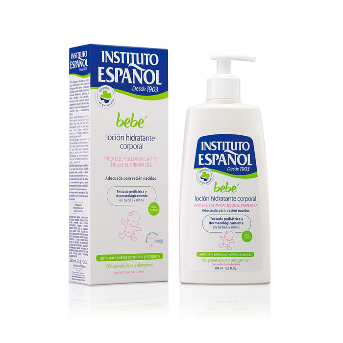 Instituto EspaÃƒÂ±ol BebÃƒÂ© Baby Moisturizing Body Lotion Newborn Sensitive Skin Without Allergens 300ml - Body Lotion at MyPerfumeShop by Instituto Español