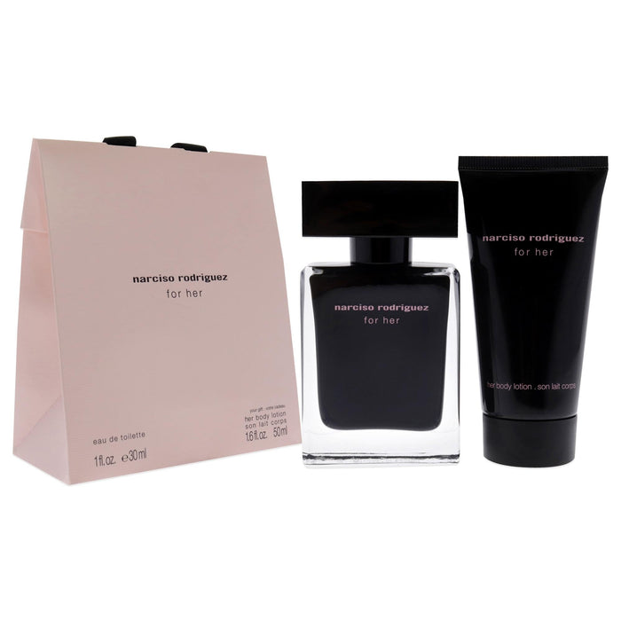 Narciso Rodriguez for Her Gift Set 30ml EDT + 50ml Body Lotion - Fragrance at MyPerfumeShop by Narciso Rodriguez