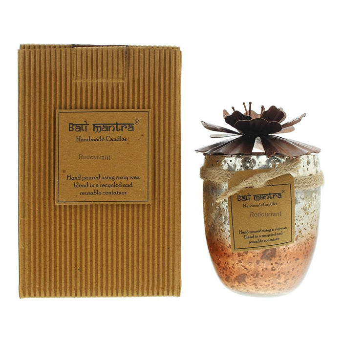 Bali Mantra Hibiscus Glass Copper Candle 500g - Redcurrant - Candle at MyPerfumeShop by Bali Mantra