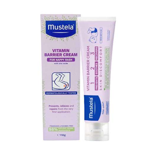 Mustela Vitamin Barrier Nappy Cream - 100ml - Skin Care at MyPerfumeShop by Mustela