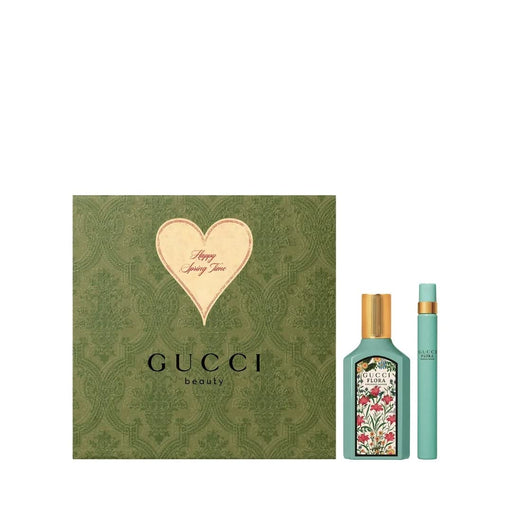 Gucci Flora Gorgeous Jasmine Gift Set 50ml EDP + 10ml EDP - Beauty at MyPerfumeShop by Gucci