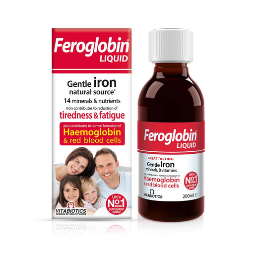 Vitabiotics Feroglobin Iron Liquid - 200ml - Energy & Mind at MyPerfumeShop by Feroglobin