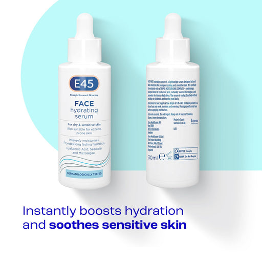 E45 Face Hydrating Serum - 30ml - Regime Skin Care at MyPerfumeShop by E45