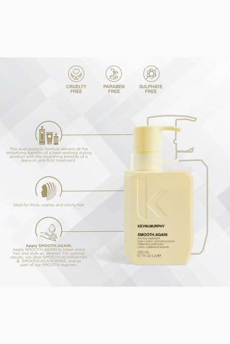 Kevin Murphy Smooth Again Anti-Frizz Hair Treatment 200ml - Haircare at MyPerfumeShop by Kevin Murphy