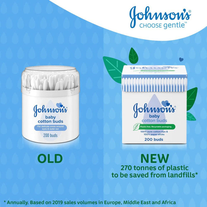 Johnson's Baby Cotton Buds - Cotton Wool. Tissues. Wipes at MyPerfumeShop by Johnson & Johnson