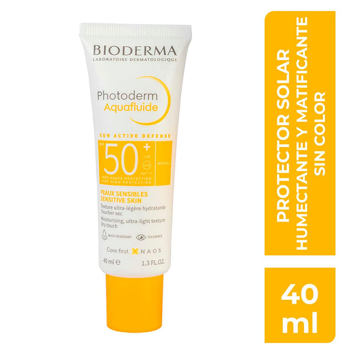 Bioderma Photoderm Aquafluide Sun Active Defense SPF50+ 40ml - Sensitive Skin - Beauty at MyPerfumeShop by Bioderma