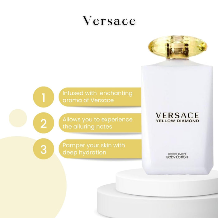 Versace Yellow Diamond Body Lotion 200ml - Bath at MyPerfumeShop by Versace