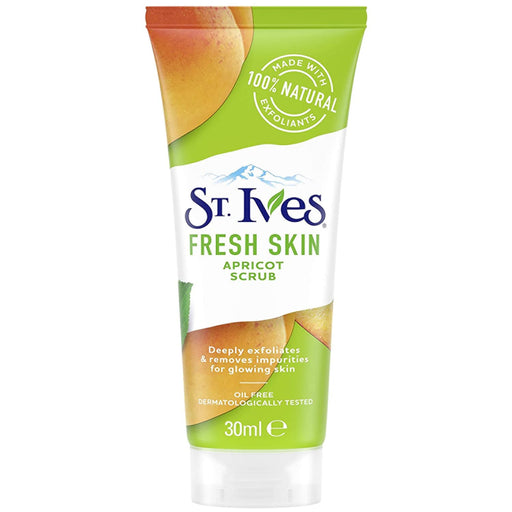 St. Ives Fresh Skin Invigorating Apricot Face Scrub 12 x 30ml - Exfoliators & Scrubs at MyPerfumeShop by St. Ives