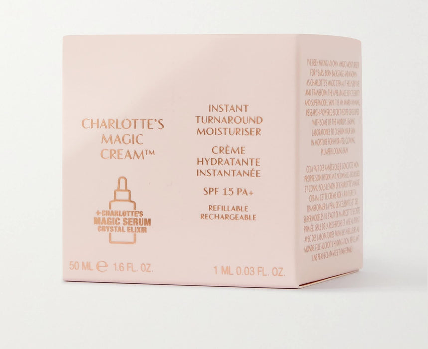 Charlotte's Magic Cream 50ml + 1ml Magic Serum Crystal Elixir - Face Cream at MyPerfumeShop by Charlotte Tilbury