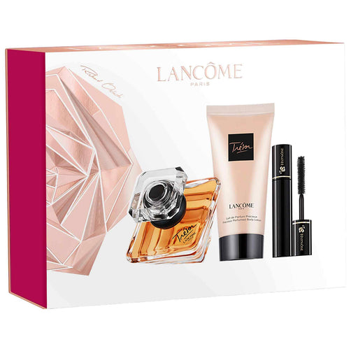 Lancôme Tresor Gift Set 30ml EDP + 50ml Body Lotion + 2ml Hypnose Mascara - Beauty at MyPerfumeShop by Lancôme