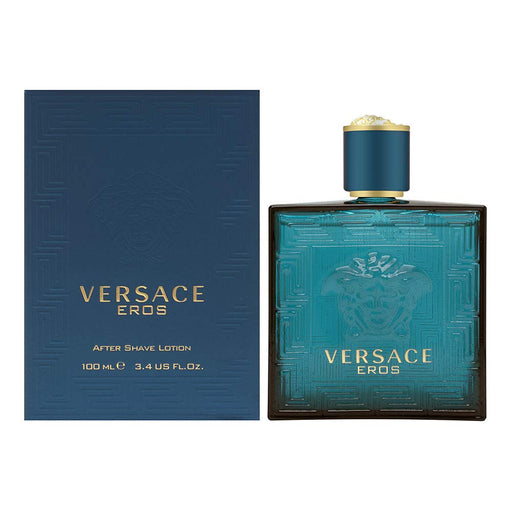 Versace Eros Aftershave Lotion 100ml - Lotions & Fluids at MyPerfumeShop by Versace