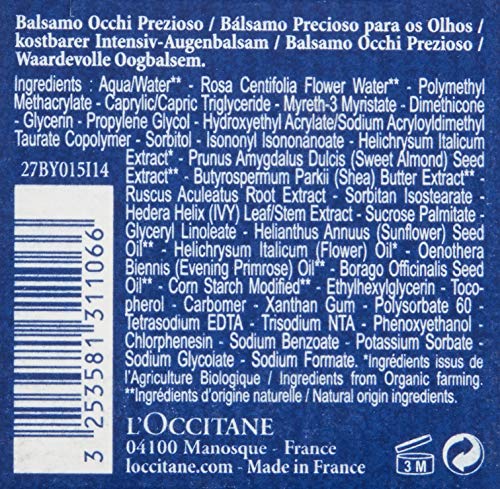 L'Occitane en Provence Immortelle Precious Eye Balm 15ml - Skincare at MyPerfumeShop by L'Occitane