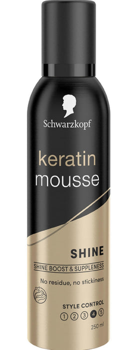 Schwarzkopf Styling Keratin Hair Mousse - 250ml - Styling at MyPerfumeShop by Schwarzkopf