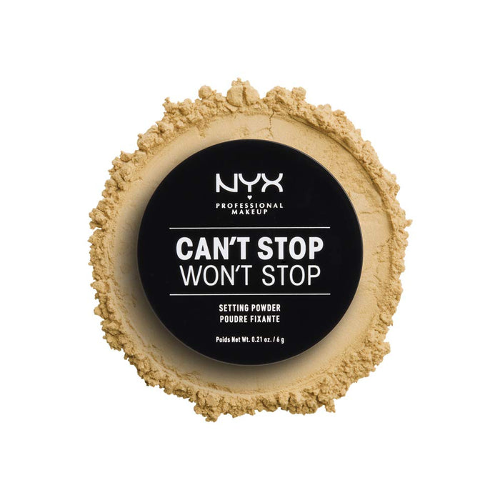 NYX Can't Stop Won't Stop Setting Powder 6g - Banana - Powders at MyPerfumeShop by NYX