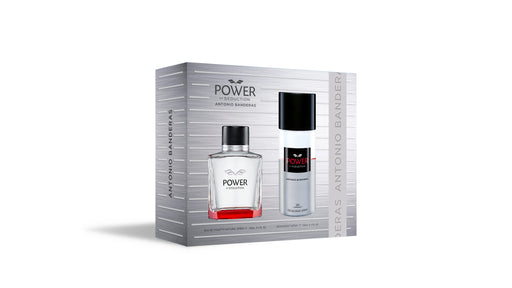 Antonio Banderas Power Of Seduction 2 Piece Gift Set: Eau de Toilette 100ml - Deodorant Spray 150ml - Gift Set at MyPerfumeShop by Antonio Banderas