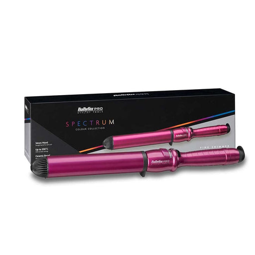 Babyliss Pro Spectrum Pink Shimmer Wand 34mm - Hair Styling at MyPerfumeShop by Babyliss