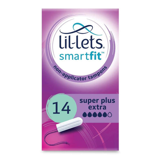 Lil-Lets Non-Applicator Tampons Super Plus Extra x 14 - Tampons at MyPerfumeShop by Lil-Lets