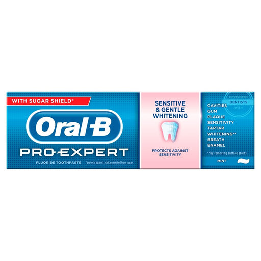 Oral-B Pro Expert Sensitive And Gentle Toothpaste Whitening - 75ml - Toothpaste at MyPerfumeShop by Oral-B