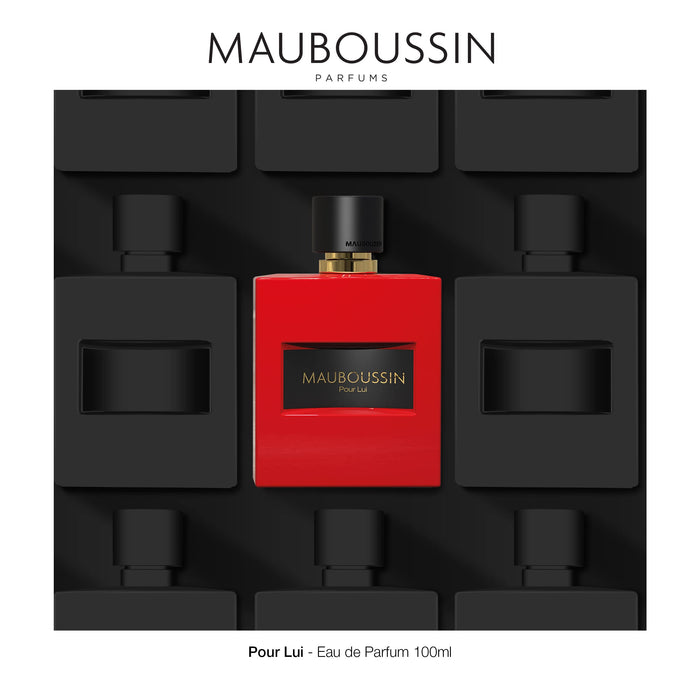 Mauboussin Pour Lui in Red Eau de Parfum 100ml Spray - Beauty at MyPerfumeShop by Mauboussin