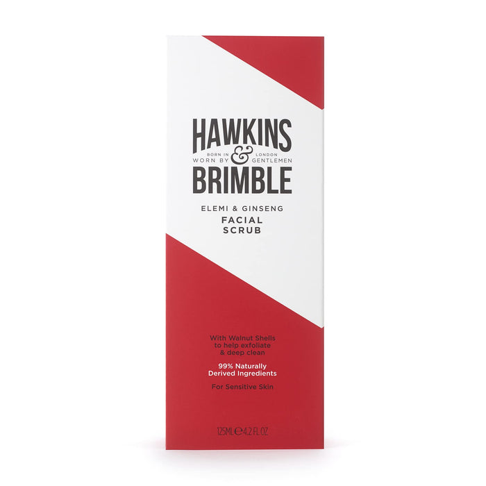 Hawkins & Brimble Elemi Ginseng Facial Scrub 125ml - Face Scrub at MyPerfumeShop by Hawkins & Brimble