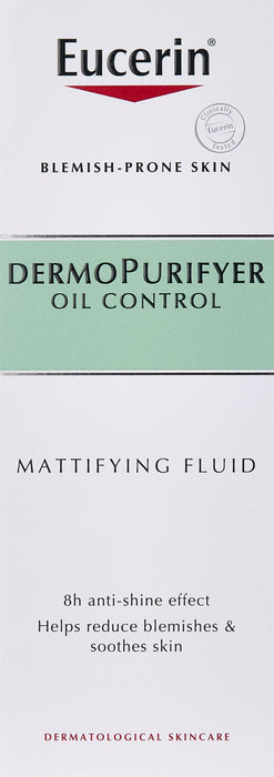 Eucerin Dermo Purifyer Oil Control Mattifying Fluid - 50ml - Creams & Lotions at MyPerfumeShop by Eucerin