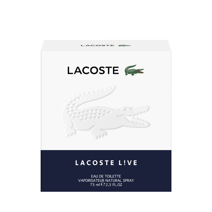 Lacoste Live Eau de Toilette 75ml Spray - Eau de Toilette at MyPerfumeShop by Lacoste