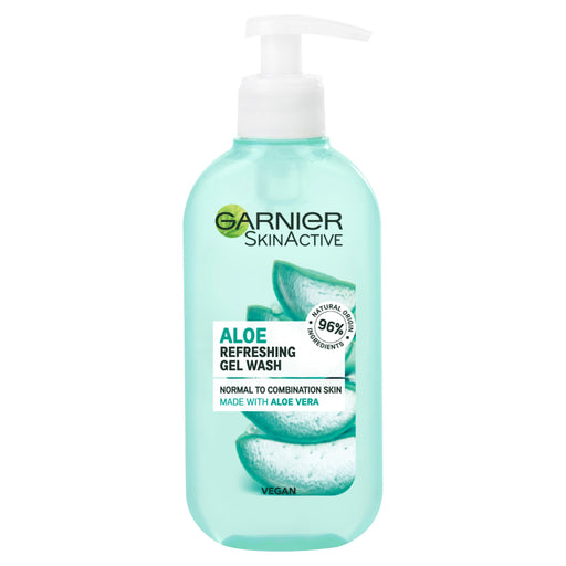 Garnier Natural Aloe Extract Gel Wash Normal Skin - 200ml - Regime Skin Care at MyPerfumeShop by Garnier