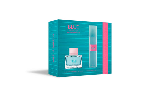 Antonio Banderas Blue Seduction 2 Piece Gift Set: Eau de Toilette 80ml - Deodorant Spray 150ml - Gift Set at MyPerfumeShop by Antonio Banderas