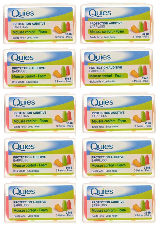 Quies Ear Plugs Soft Foam x 3pr - Ear Plugs at MyPerfumeShop by Quies