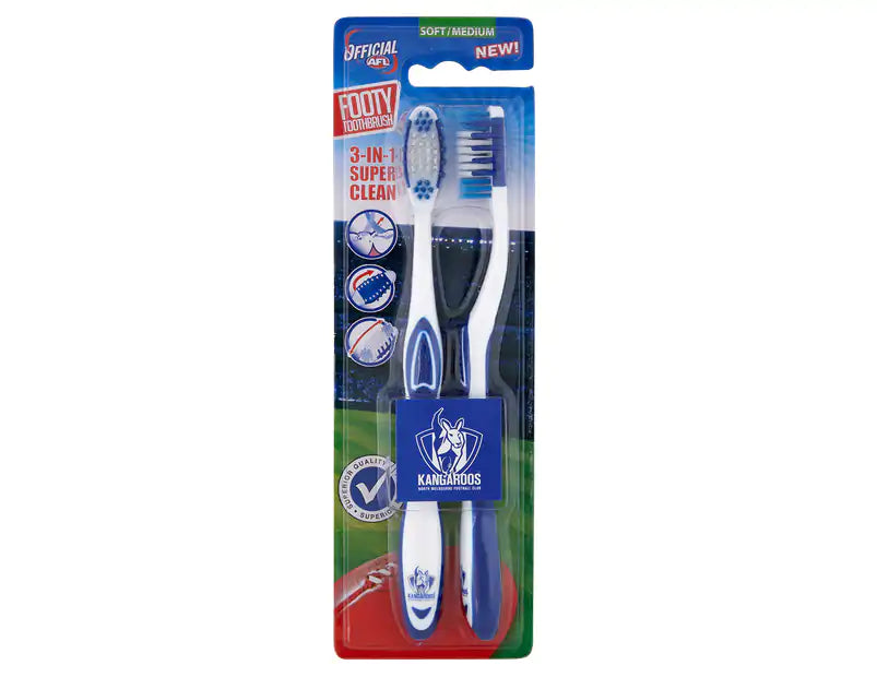 AFL Melbourne Soft Toothbrush 2pcs - Toothbrush at MyPerfumeShop by AFL