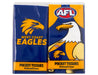 AFL West Coast Eagles Pocket Tissues 4pcs - Tissues at MyPerfumeShop by AFL