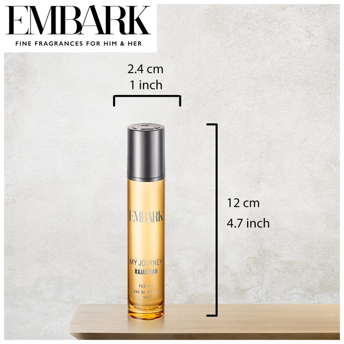 Embark My Journey Rajasthan Eau de Parfum 15ml Spray