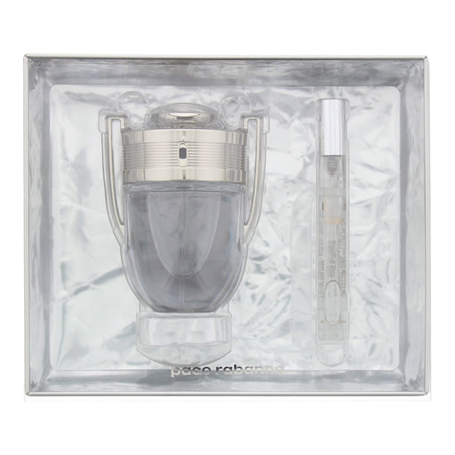 Paco Rabanne Invictus - Gift Set Consists of 100ml EDT Spray and 10ml Travel Spray - Beauty at MyPerfumeShop by Paco Rabanne