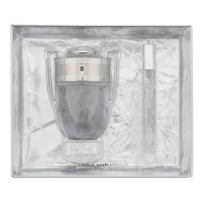 Paco Rabanne Invictus - Gift Set Consists of 100ml EDT Spray and 10ml Travel Spray - Beauty at MyPerfumeShop by Paco Rabanne