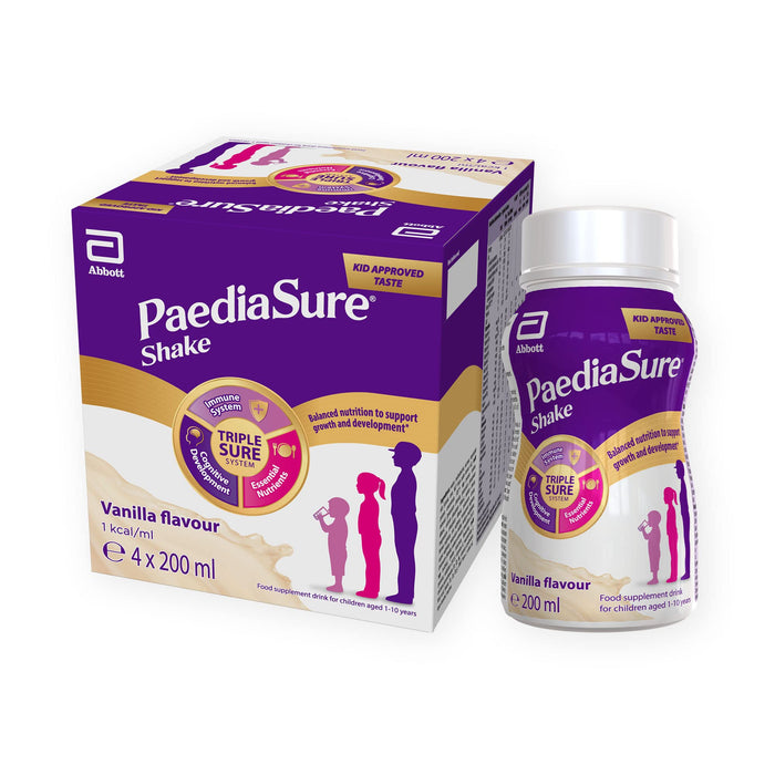 PaediaSure Shake Drink Flavour Vanilla - 4x200ml - Well Being Hsl at MyPerfumeShop by Paediasure