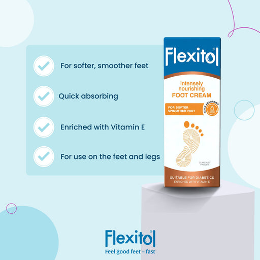 Flexitol Intensely Nourishing Foot Cream - 145g - Foot Care at MyPerfumeShop by Flexitol