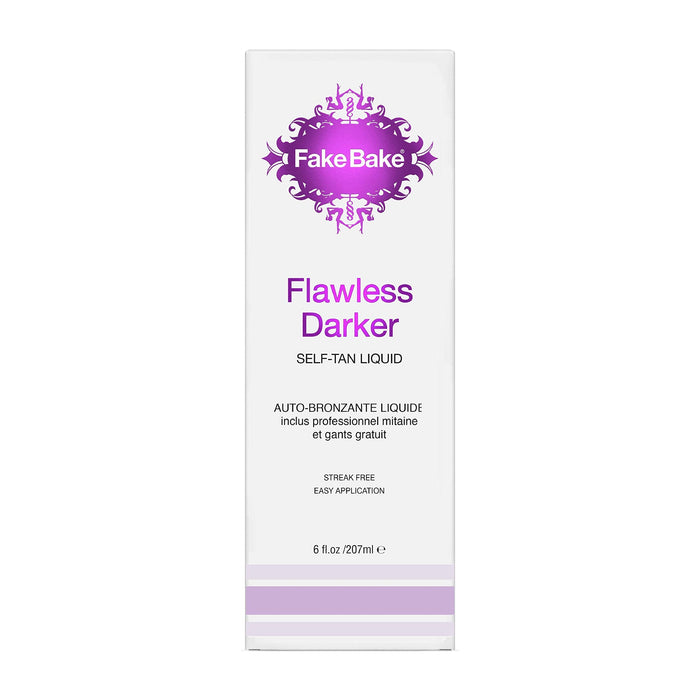 Fake Bake Flawless Darker Self-Tan Liquid 177ml  Application Mitt - SELF-TAN at MyPerfumeShop by Fake Bake