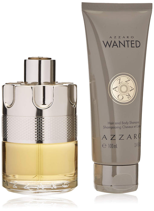 Azzaro Wanted 2 Piece Gift Set: Eau De Toilette 100ml - Hair  Body Shampoo 100ml - Eau De Toilette at MyPerfumeShop by Azzaro