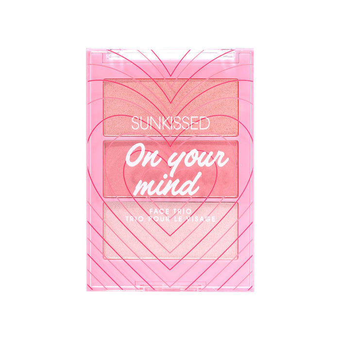 Sunkissed On Your Mind Face Trio Makeup - 3 Shades - Blushers at MyPerfumeShop by Sunkissed