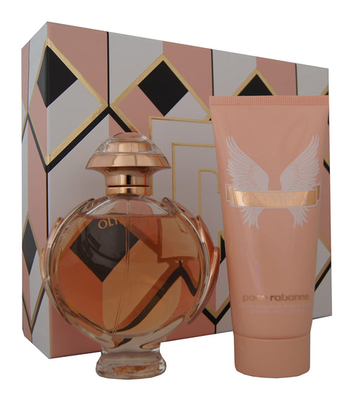 Paco Rabanne Olympéa 2 Piece Gift Set: Eau de Parfum 80ml - Body Lotion 100ml - Bathtub Pillows at MyPerfumeShop by Paco Rabanne