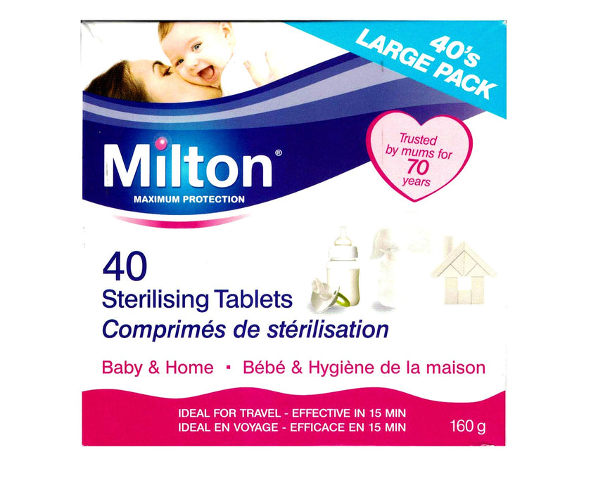 Milton Sterilising 40 Tablets - Sterilisation at MyPerfumeShop by Milton